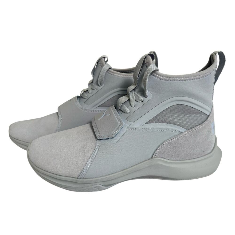 Puma Phenom Women's Suede High Top‎ Training Shoes in Gray/Lavender Size 9